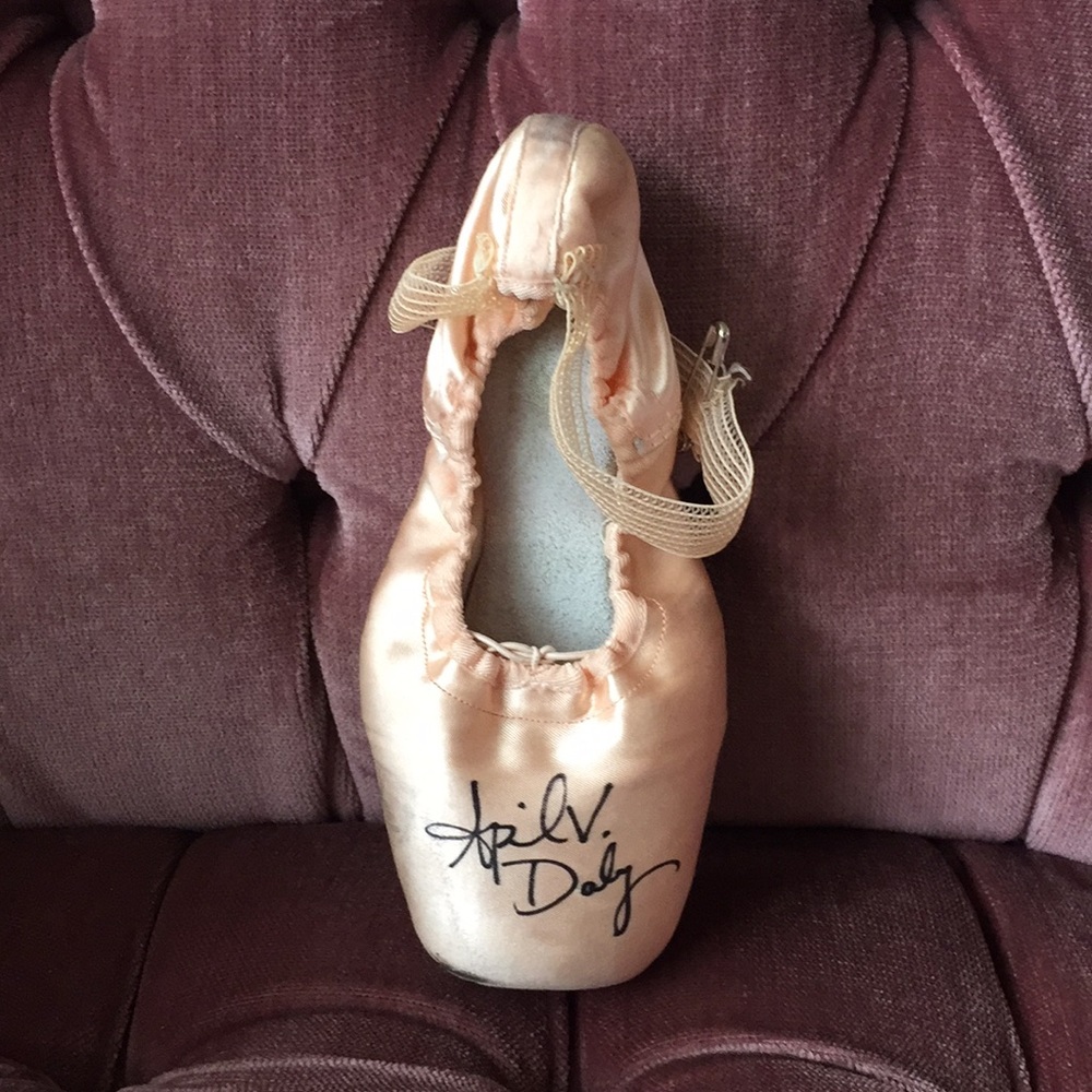 Ballerina April Daly Capezio Pointe Shoe SIGNED